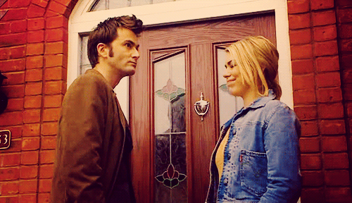 The tenth Doctor and Rose <3