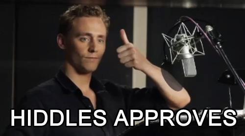  Tom Hiddleston sanaa ya shabiki