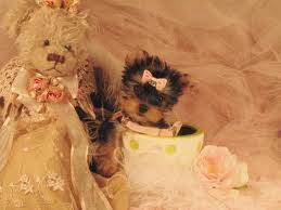  cute щенок with teddybear