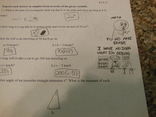  yes. i put these on my math test. X3