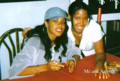 Aaliyah with a fan :)