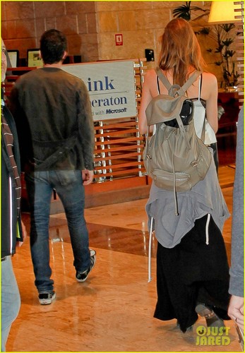  Adam and Behati arriving at their hotel in Rio de Janeiro