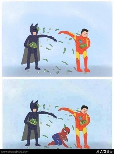  बैटमैन & Iron Man