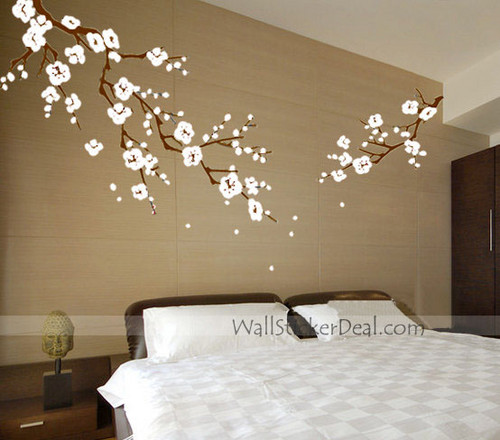  Beautiful cereja Blossom Branches mural Stickers