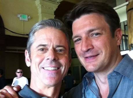  Behind the Scenes With Nathan Fillion, Stana Katic, and Guest estrella C. Thomas Howell