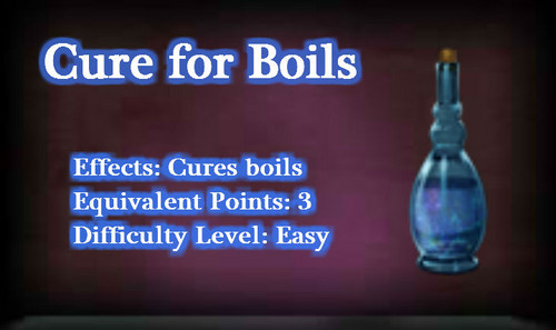  Cure for Boils potion
