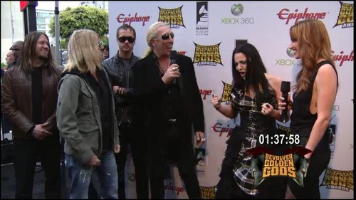 Evanescence at Revolver Golden Gods Awards - Black Carpet & Backstage (2012)