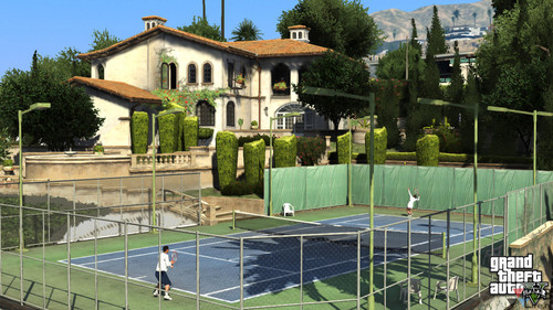  GTA V screenshot - टेनिस court