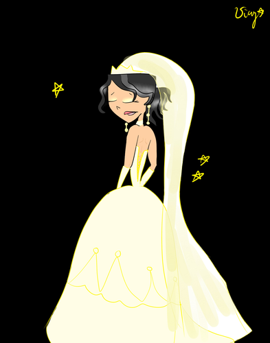 Heather wedding dress
