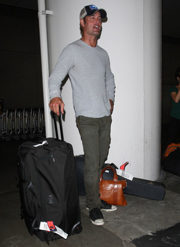  Josh Holloway arrived at the LAX Airport in Los Angeles, California on August 22, 2012