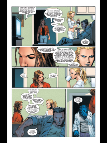  Kitty Pryde and Emma Frost argue