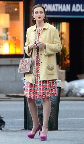  Leighton Meester onset Gossip Girl, 28 August 2012