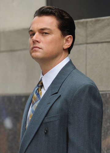  Leonardo DiCaprio On The Set Of 'The 狼, オオカミ Of ウォール Street'