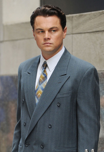  Leonardo DiCaprio On The Set Of 'The wolf Of Wand Street'