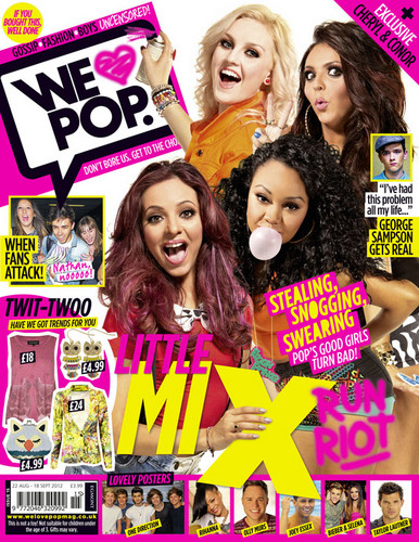  Little Mix cover "We tình yêu Pop" magazine - August 2012.