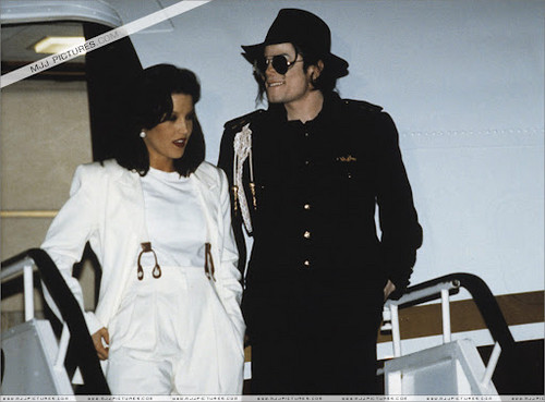  Michael And Lisa Marie Presley-Jackson