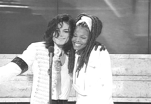 Michael Jackson and his sister Janet Jackson ♥♥