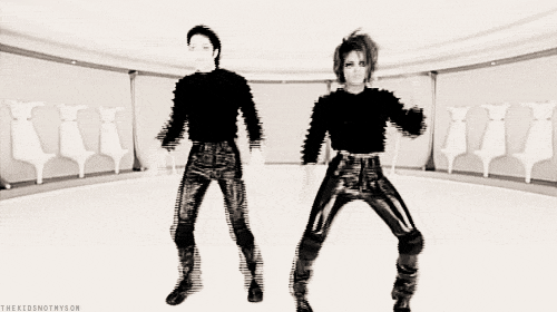  Michael Jackson and his sister Janet Jackson ♥♥