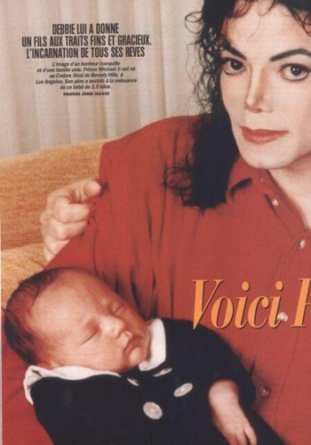  Michael Jackson & baby Prince (RARE)