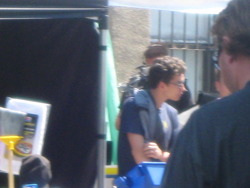  On the set of 'The Mortal Instruments: City of Bones' (August 22, 2012)