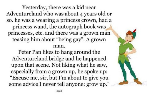 Peter Pan- Not Happy