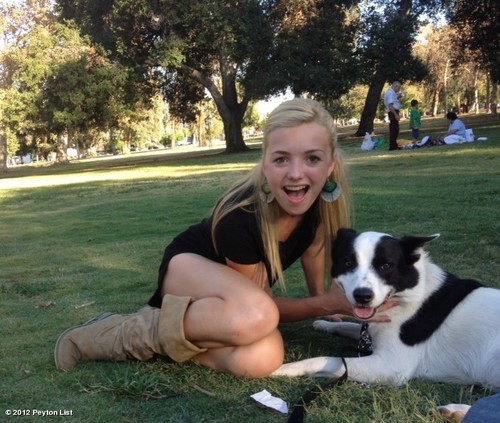  Peyton and her dog Bolt