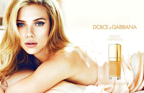  Scarlett in the new Dolce & Gabbana ad