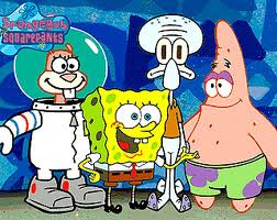  Spongebob, Patrick, Sandy, and SquidWard