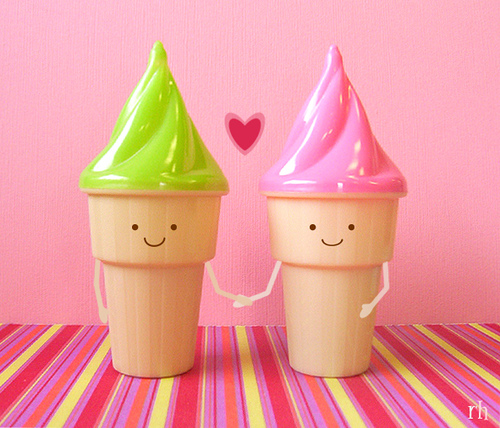  ice cream couple <3