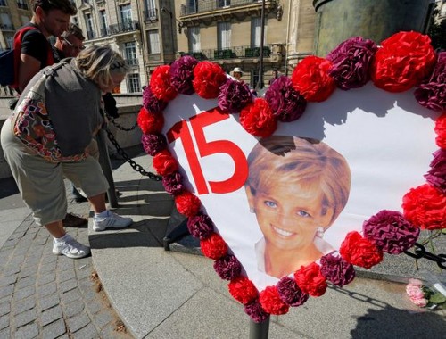  15th anniversary of Princess Diana's death
