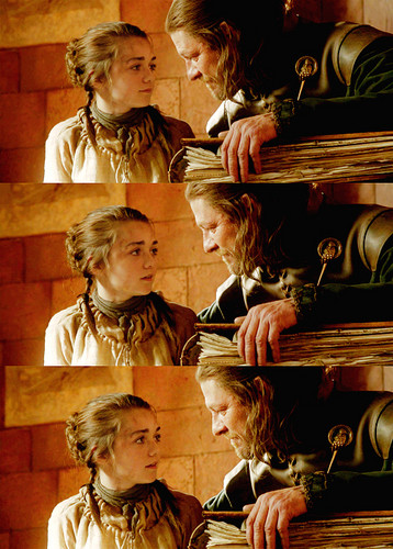  Arya and Ned