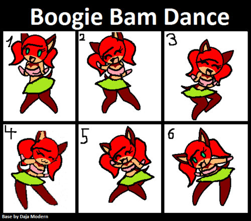  Boogie Bam Dance- Red Chibi