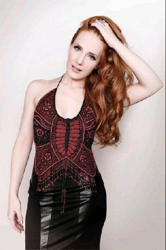 Isn't she a perfect goth? (Simone Simons from the band Epica)