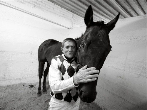  Josef Vana and black horse