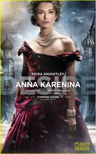 Keira in the character poster for the upcoming film Anna Karenina