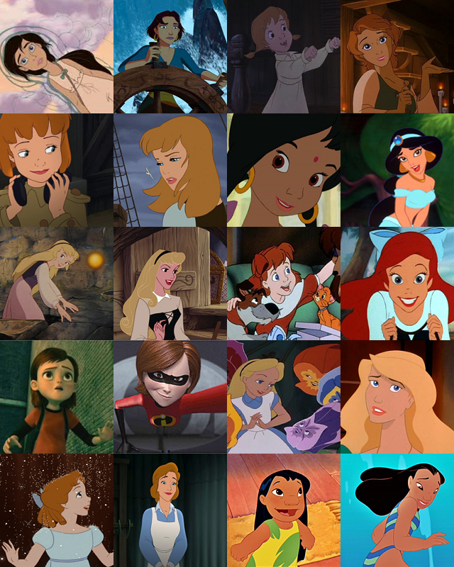 Older Versions of the Young Heroines