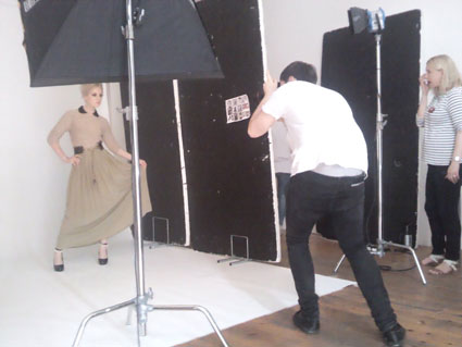 Perrie BTS of New photoshoot for "Fiasco" magazine - August 2012. {HQ}