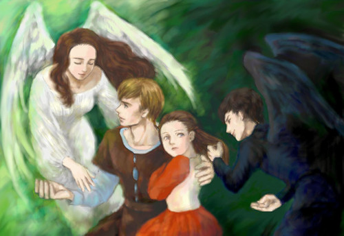 Peter, Susan, Edmund and Lucy