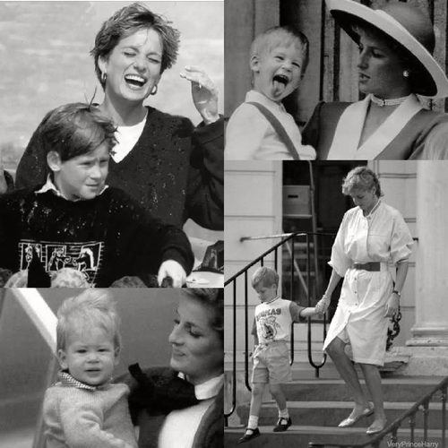  Princess Diana and Prince Harry