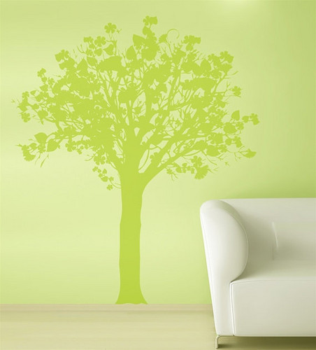  Spring Green 木, ツリー ウォール Sticker