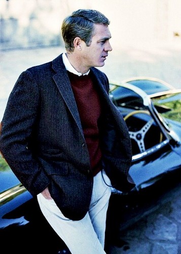Steve with his Jaguar (1965)