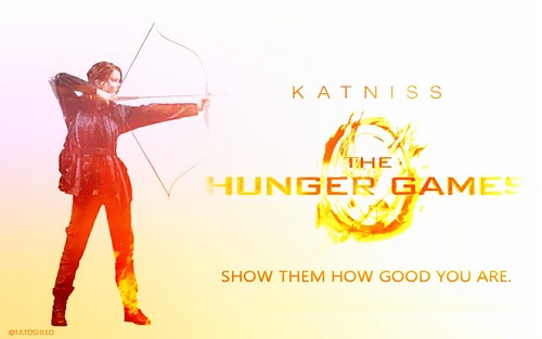  THG Katniss karatasi la kupamba ukuta