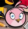 back to school pink bird