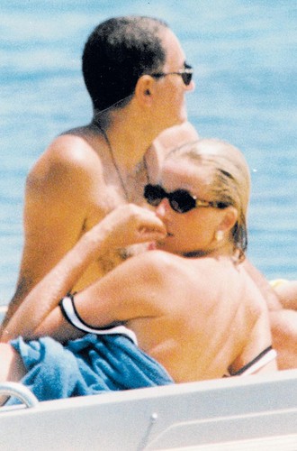  with boyfriend Dodi Fayed days before her death