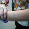 chris signed my arm!! NvrShoutNvr4evr photo