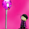 Maya and Giant Lollipop Gitarisuto photo
