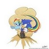 ranbow dash and sonic peytpeyt022019 photo