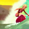 Merliah Summers surfing all the way out in the movie Barbie in a Mermaid Tale BarbiePrincess8 photo