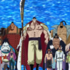 The one in the middle with the giant spear thing is Whitebeard, and his division leaders there too ocarinaman7 photo