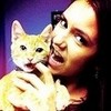 Nina and her cat :)   :D   XD faithalia photo
